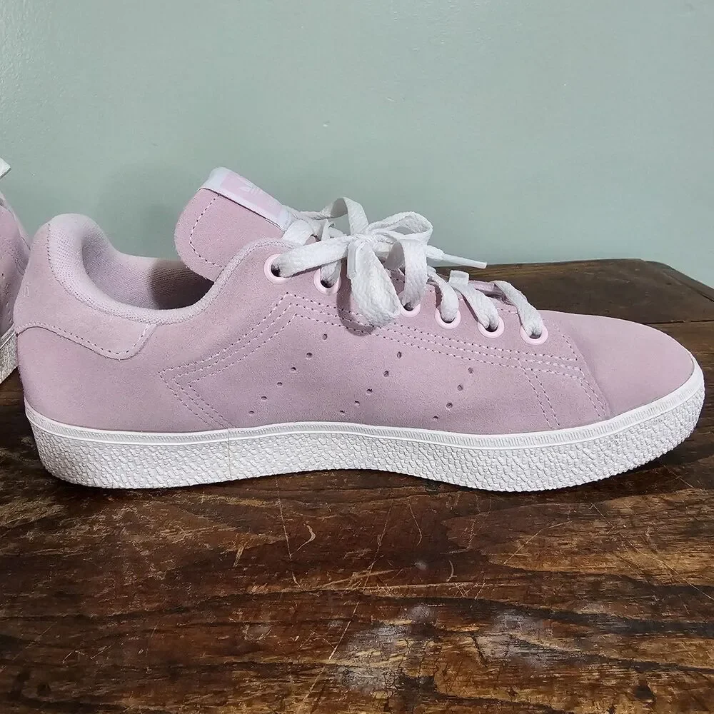 adidas Stan Smith CS Clear Pink‎ Suede Womens Size 9
